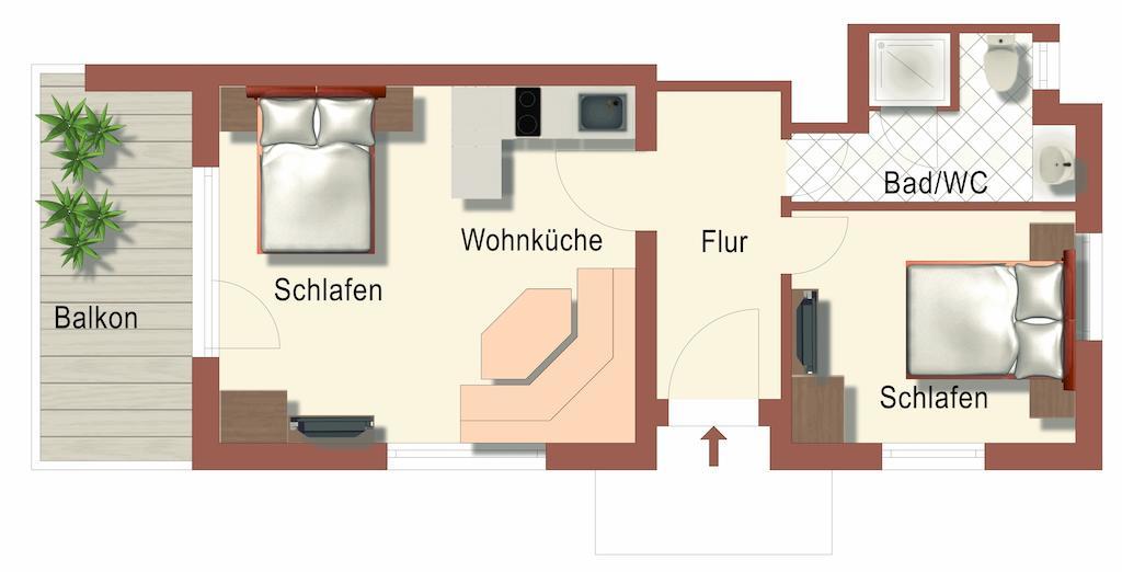 Fewo Burgstaller Tropolach Ruang foto